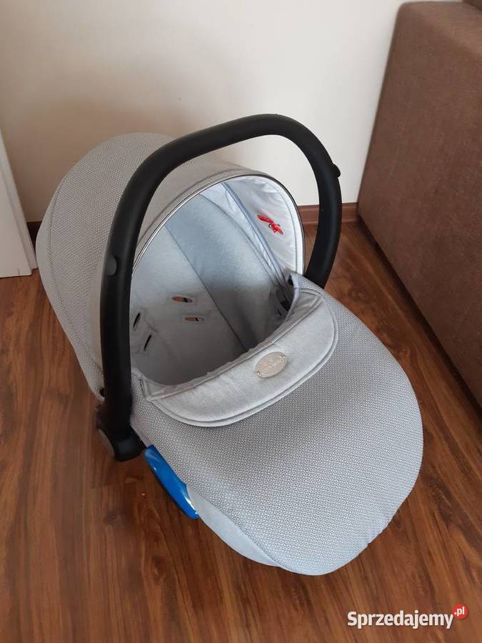 Wózek Baby Merc 2w1 NOWY STELAŻ fotelik szary/srebrny Miedźno