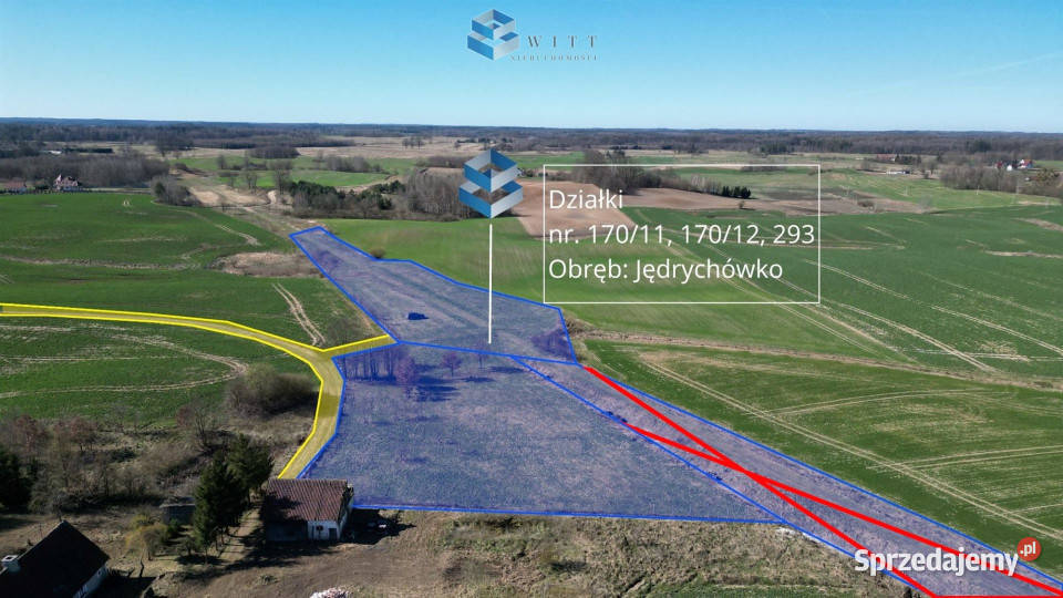 Działkę sprzedam Jędrychówko 3700m2 Grunty i działki sprzedam