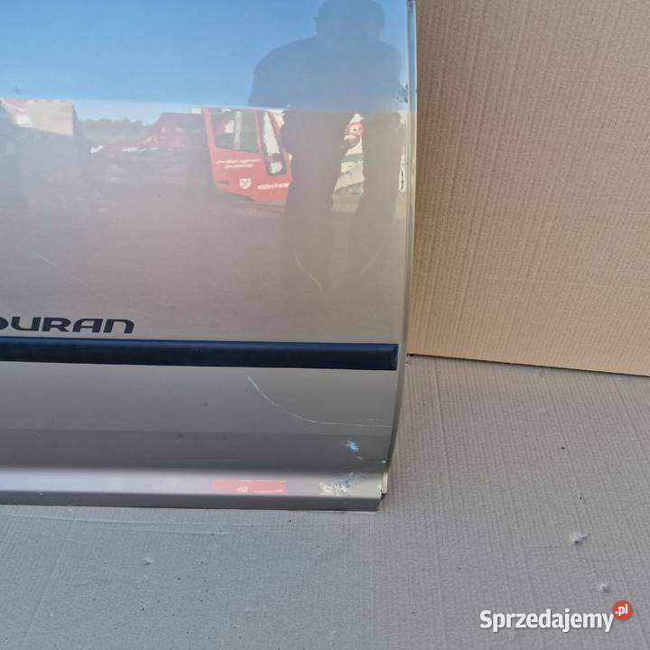 VW TOURAN 1 I DRZWI PRAWY TYŁ PRAWE TYLNE osobowe lubuskie Bieleń