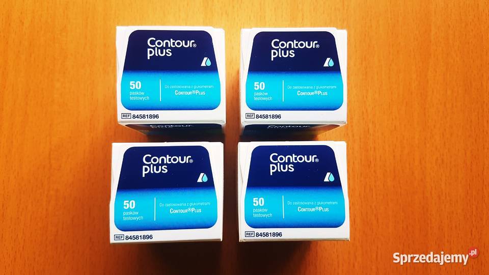 Contour Plus Paski testowe Glukometr Nowe Długi Piotrków Trybunalski