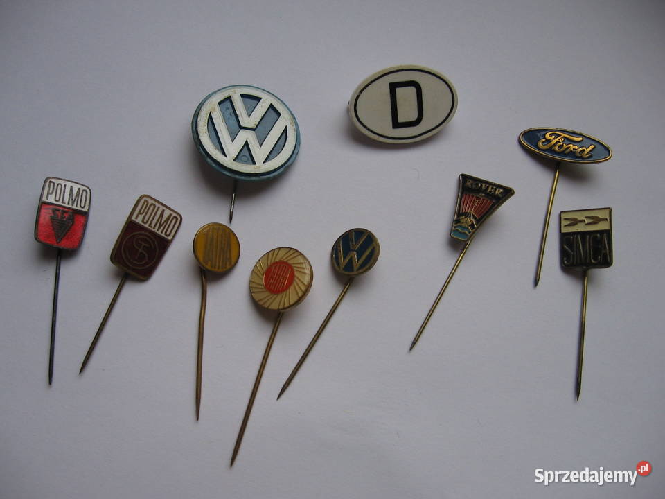 VW Simca POLMO SFA Rover Ford Tatra odznaki auto Akcesoria samochodowe podkarpackie Przemyśl