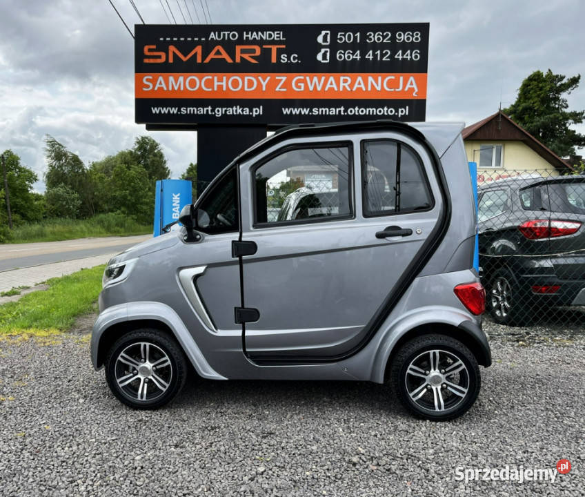 Microcar inny ECOMO 4 2 osobowy Ledy Szyberdach garażowany śląskie Rydułtowy