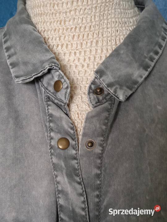 MARMURKOWA SUKIENKA ROZPINANA Z BAWEŁNY r 40 wielkopolskie Piła