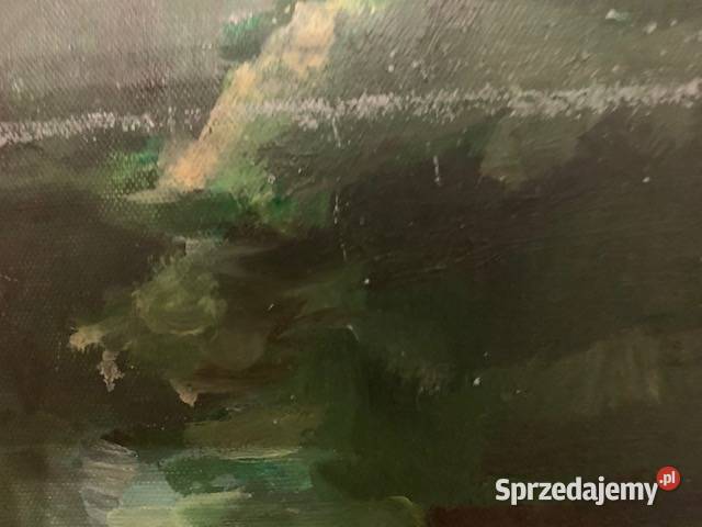 Obraz pejzaż drzewo ok2006 polska malarka na Częstochowa sprzedam