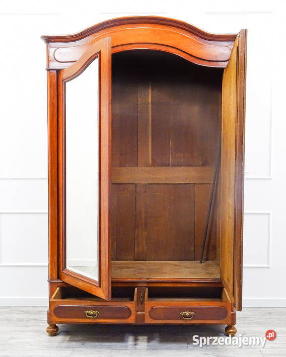 Antyk Witryna francuska MAHOŃ Garderoba szuflady 57cm Kalisz sprzedam