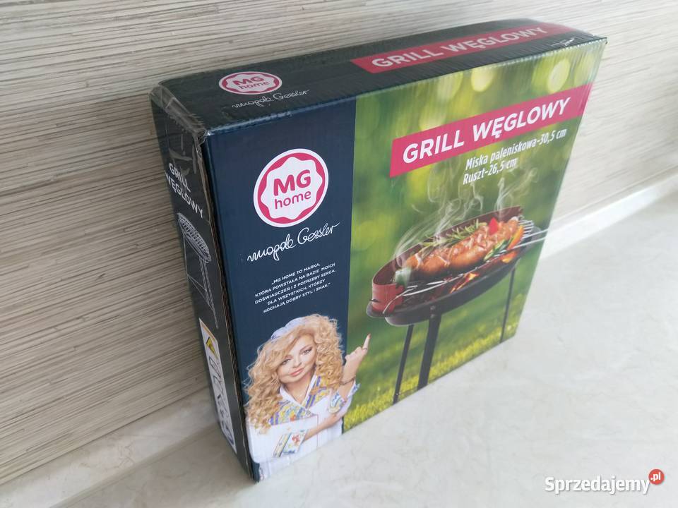 NAJTANIEJ Grill Węglowy Okrągły Stojący z Zabrze