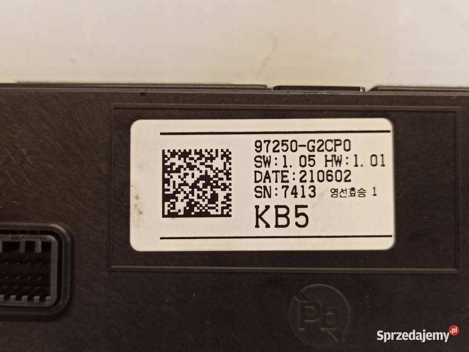 PANEL KLIMATYZACJI HYUNDAI IONIQ 97250G2CP0
