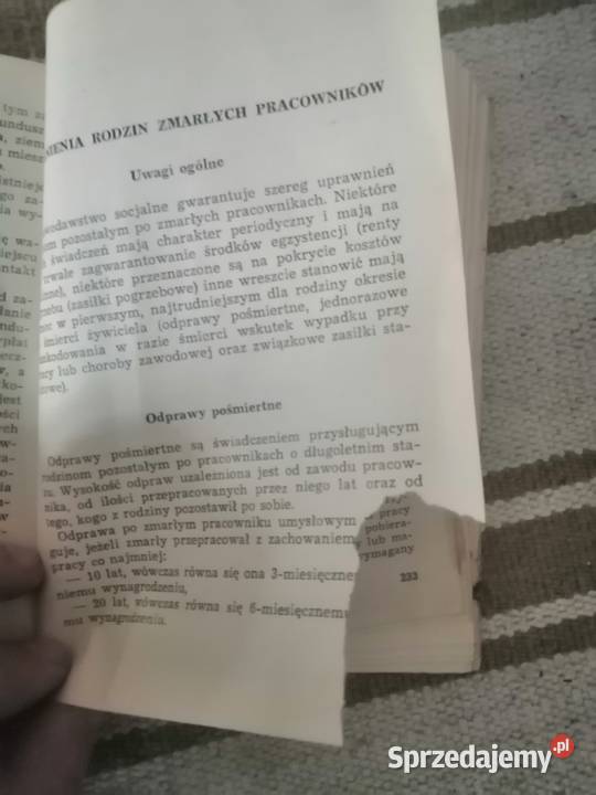 ksiazka uprawnienia socjalne pracownikow i ich Legnica
