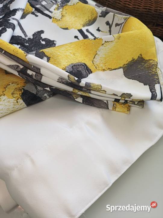 Nowoczesne zasłony half moim Zuri Flora komplet Trzcianka