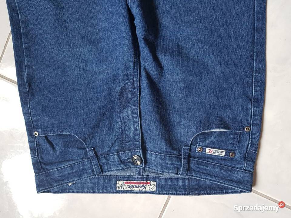 damskie spodnie dżinsowe jeansowe proste nogawki niebieski Kielce