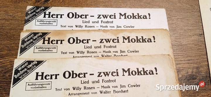 Nuty różne druk niemiecki Pozostałe Andrychów