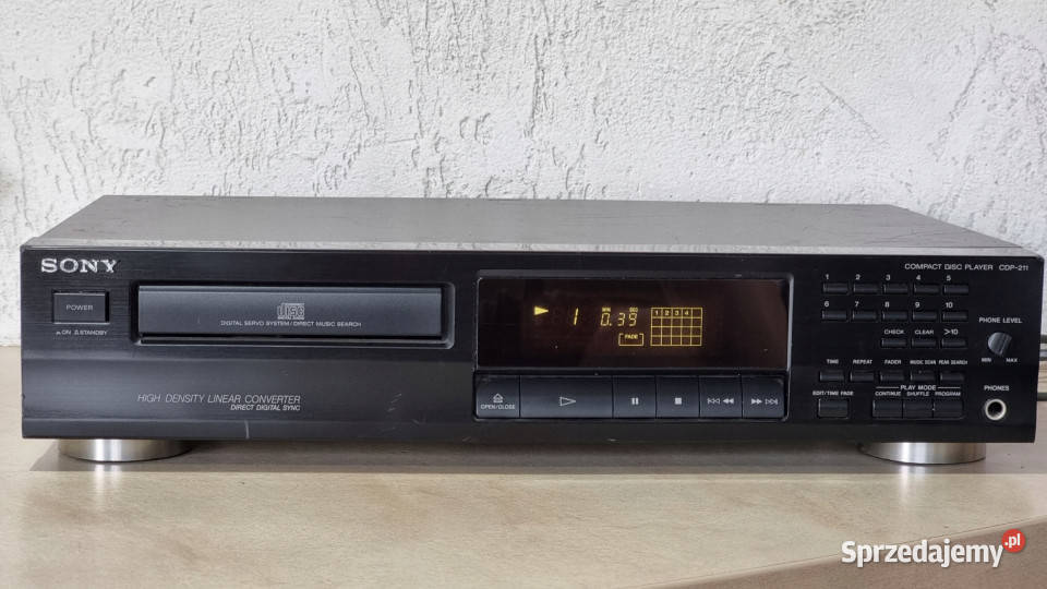 Sony odtwarzacz kompaktowy CD player CDP 211 Międzychód