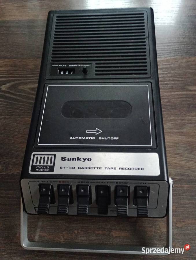 Magnetofon kasetowy japoński sankyo z lat 80 nie Magnetofony Dywity