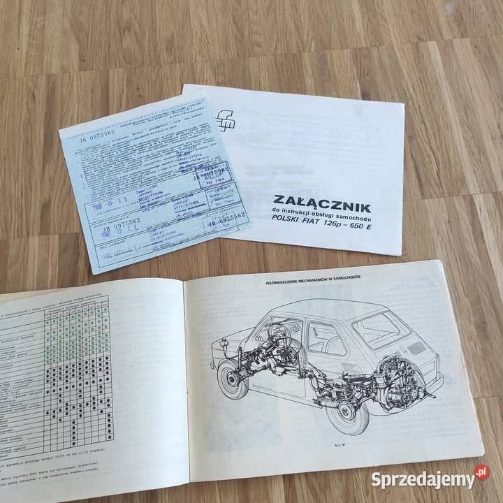 Instrukcja obsługi polski Fiat 126p