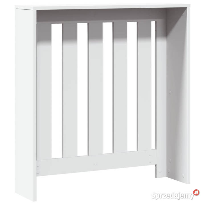 Osłona na grzejnik biała 78x20x82 materiał Warszawa
