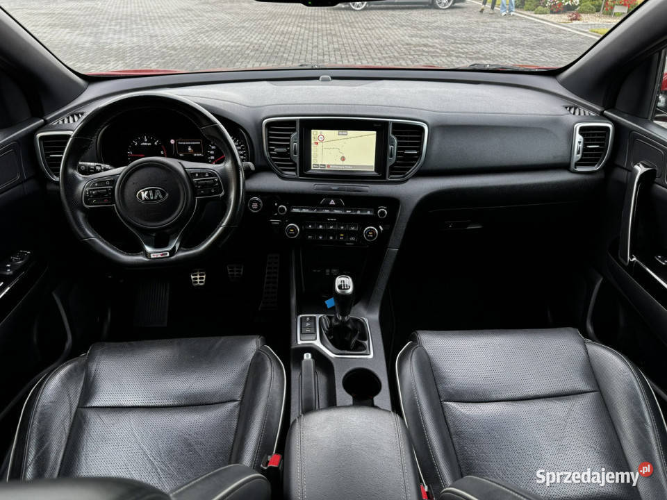 Kia Sportage GTline Kamera cof SKÓRA LEDY GPS komputer pokładowy