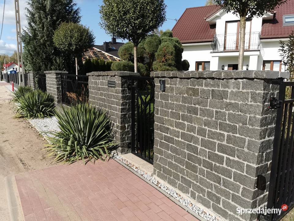 Kostka Granitowa ciętołupana rzędówka 20x10x5 Warszawa
