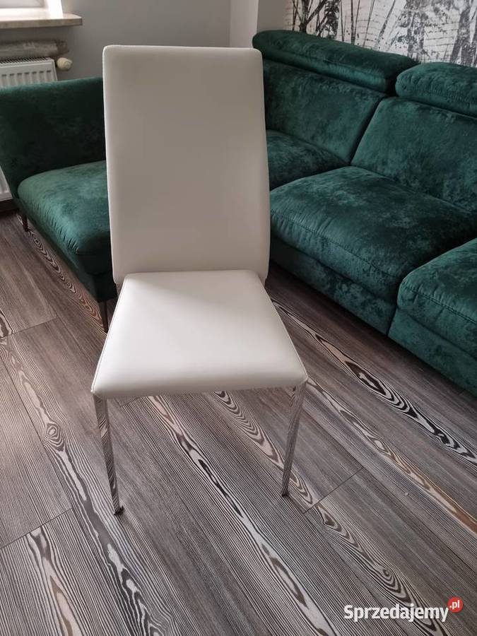 Krzesła kolekcji Town tapicerowane na metalowych nogach 6szt