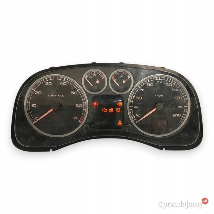 LICZNIK ZEGARY P9651299480 Peugeot 307 16 20 16V Chełm sprzedam