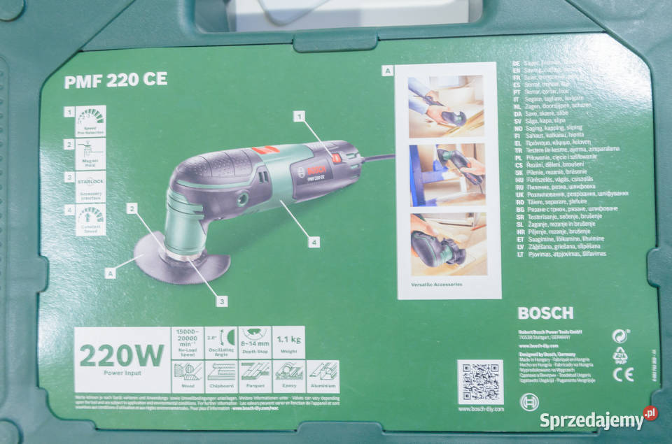 Urządzenie wielofunkcyjne Bosch PMF 220 CE 220W śląskie Częstochowa
