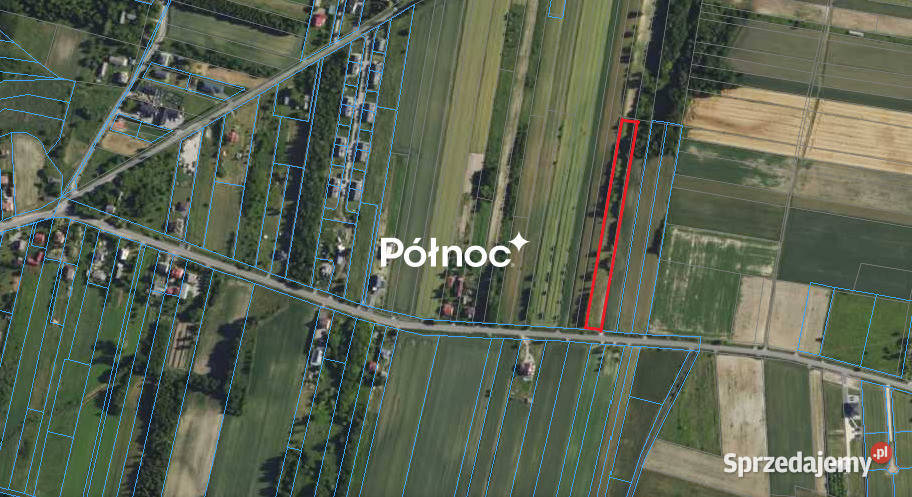 Działka 55 arów z WZMajdan Górny asfalt Majdan Górny