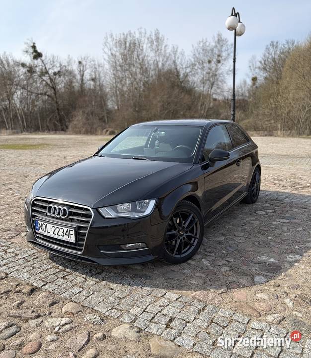 Audi A3 8v 16 TDI 2015 Czarny warmińsko-mazurskie Olsztynek sprzedam