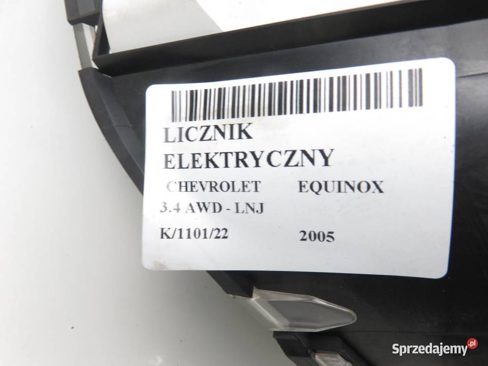 LICZNIK CHEVROLET EQUINOX 34 22734850 191132044 sprzedam