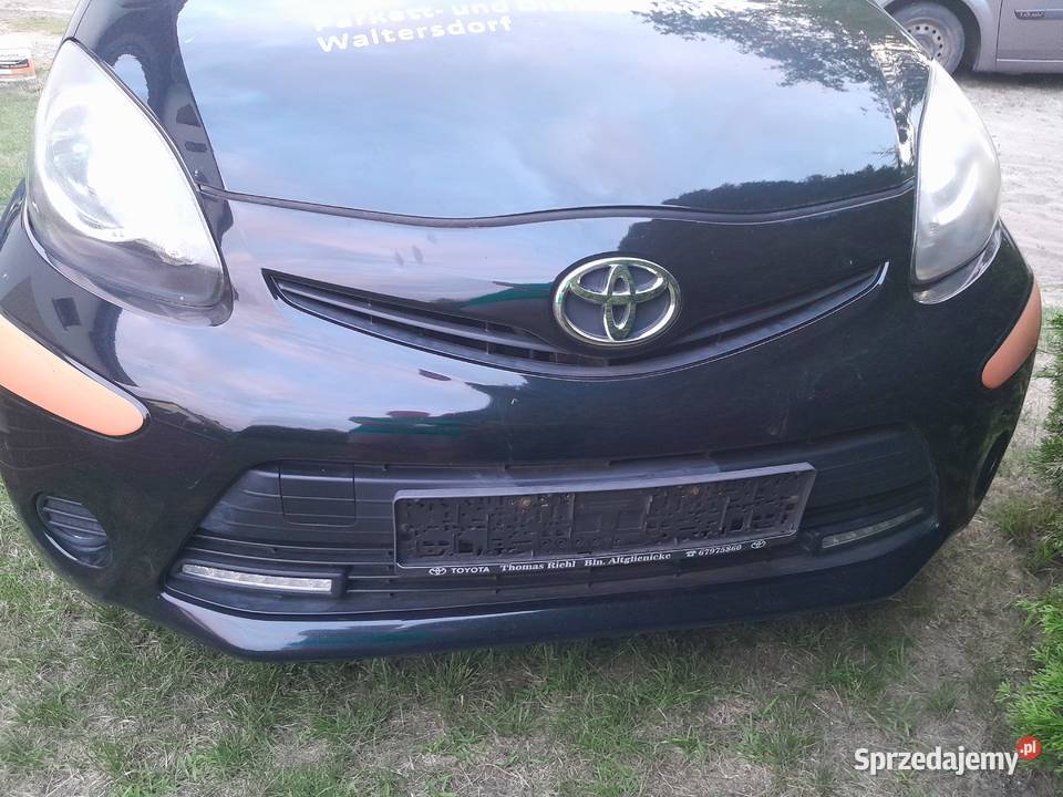 Toyota Aygo 10 benzyna 2014r z de klima skóra poduszka powietrzna Wronki
