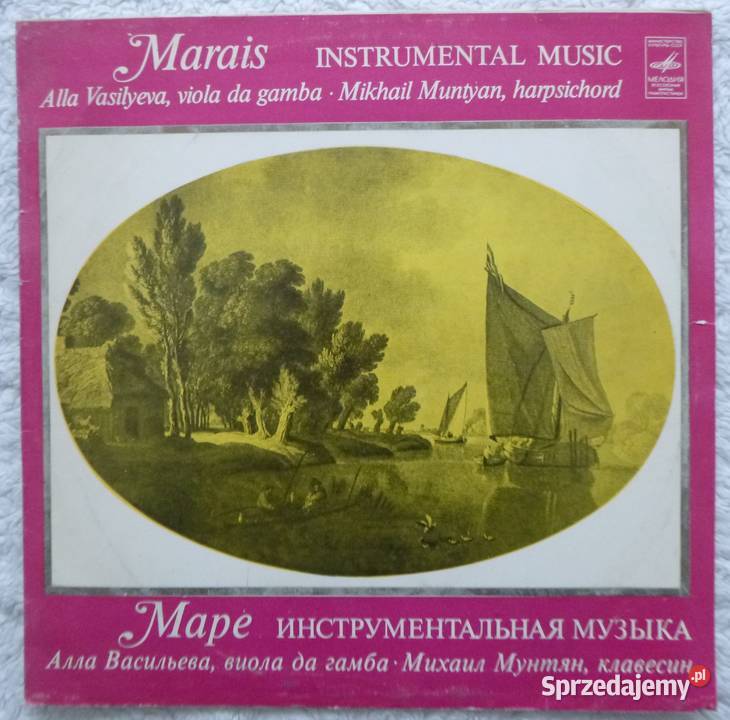 Płyta winyl LP 1982 M Marais viola da gamba i Warszawa
