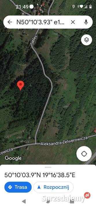 Działka rolnoleśna Sprzedaż