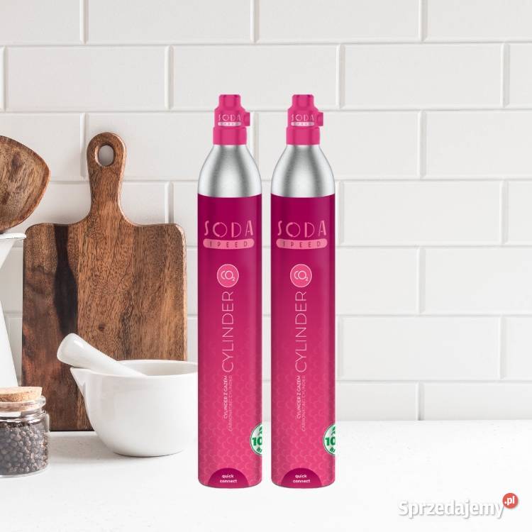 Nowe pełne butle SodaSpeed quick connect do sprzedam
