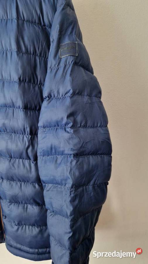 Kurtka Wrangler przejściowa pikowana granatowa S