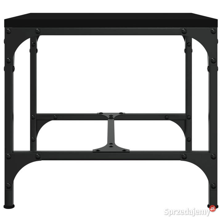 Stolik boczny czarny 40x40x35 materiał mazowieckie sprzedam