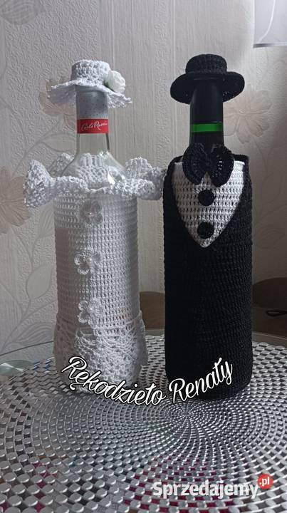 Dekoracja ubranko na alkohol ślub wesele Głubczyce