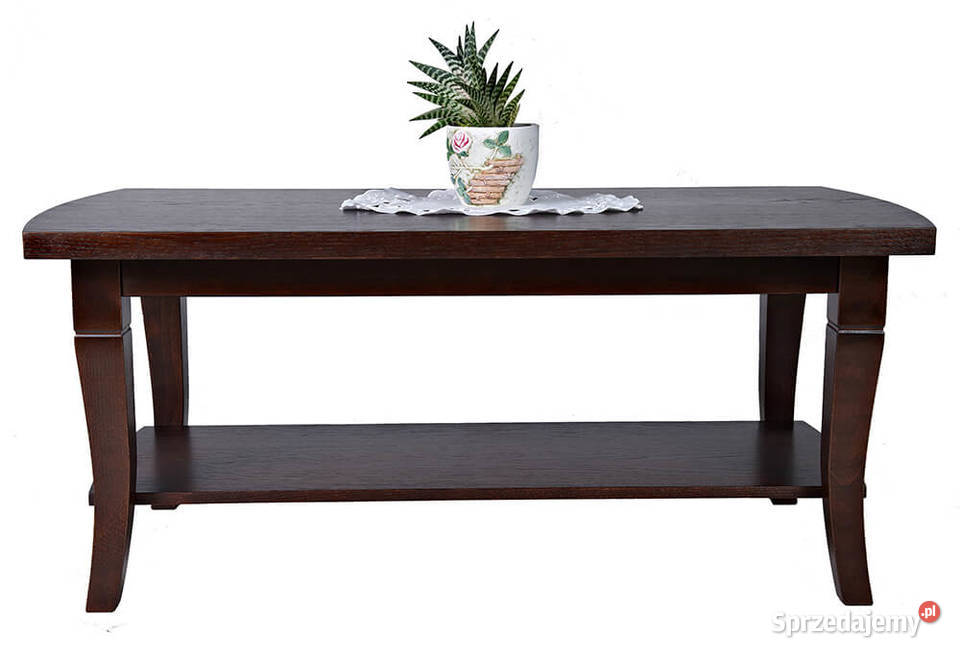 Ława Lite Drewno KLOZE z półką Sosnowiec