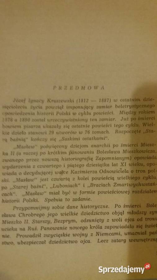 Masław Powieść z XI w historia prezenty mazowieckie sprzedam
