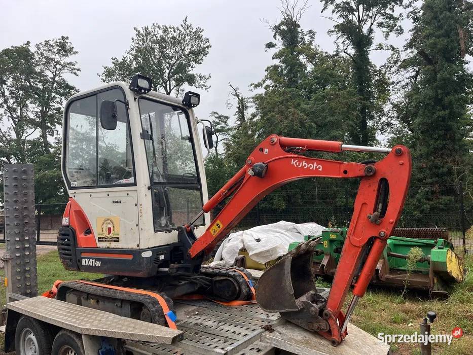Koparka KUBOTA KX413v 2007r minikoparka kx 41 nie zachodniopomorskie Dziedzice