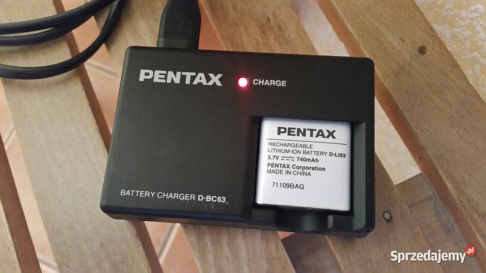 Aparat PENTAX Optio V10 Battery Charger DBC63 Aparaty