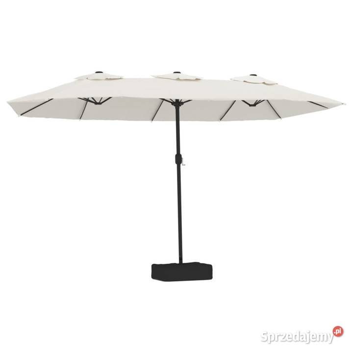 vidaXL Podwójny parasol ogrodowy z LED Warszawa