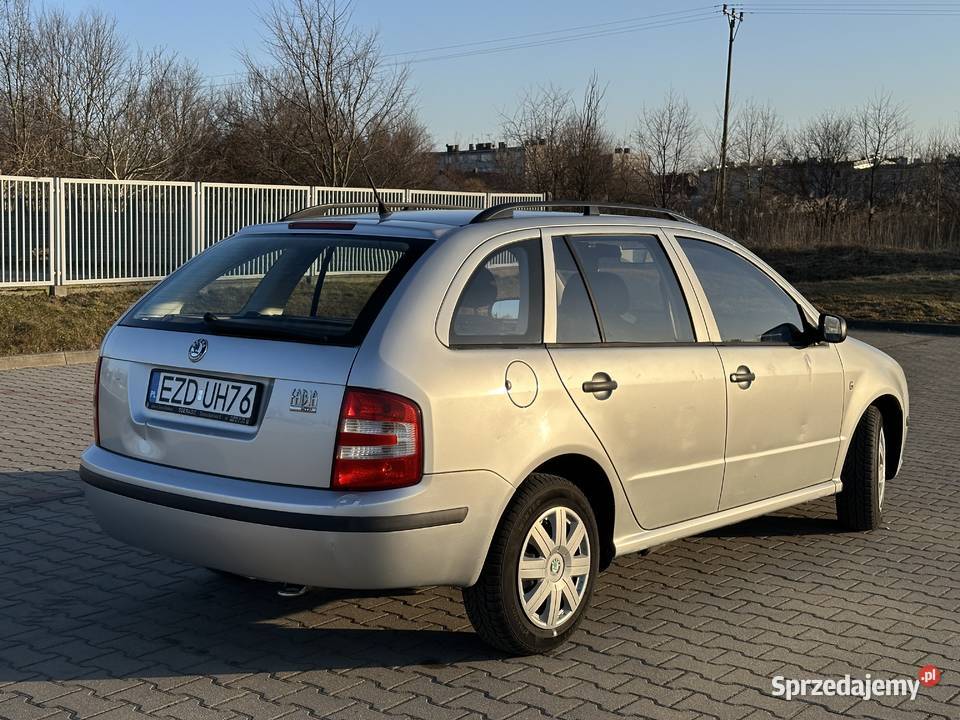 Skoda Fabia kombi benzyna Škoda łódzkie Zduńska Wola