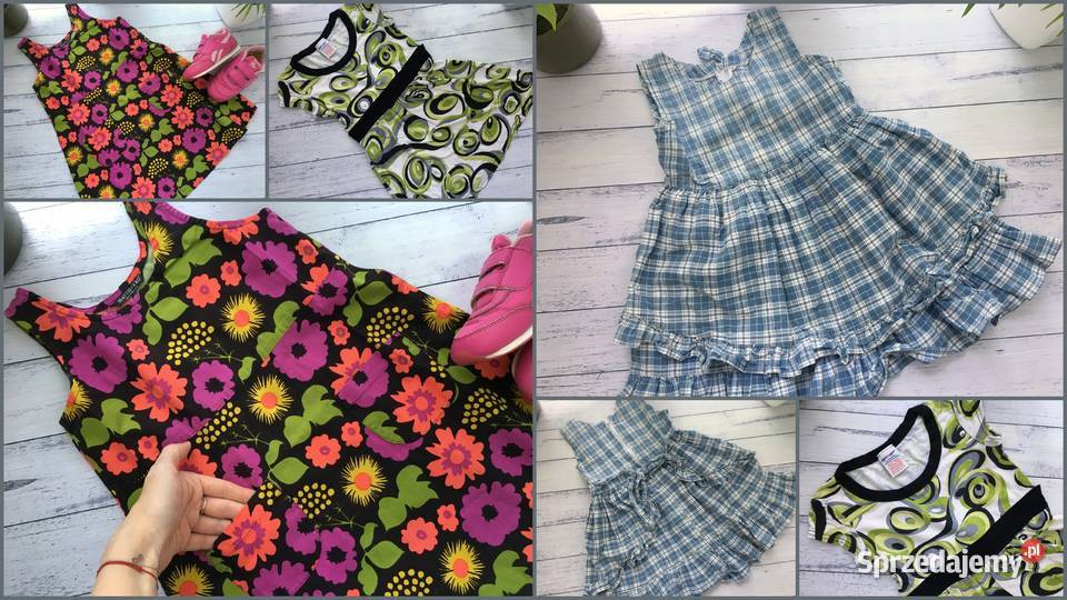 zestaw paka dziewczynka lato zima sukienka Krosno