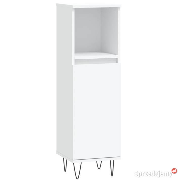 vidaXL Szafka łazienkowa biała 30x30x100 Pozostałe Warszawa