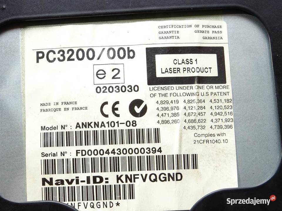 CZYTNIK NAWIGACJI GPS VOLVO V50 ANKNA10108 0312