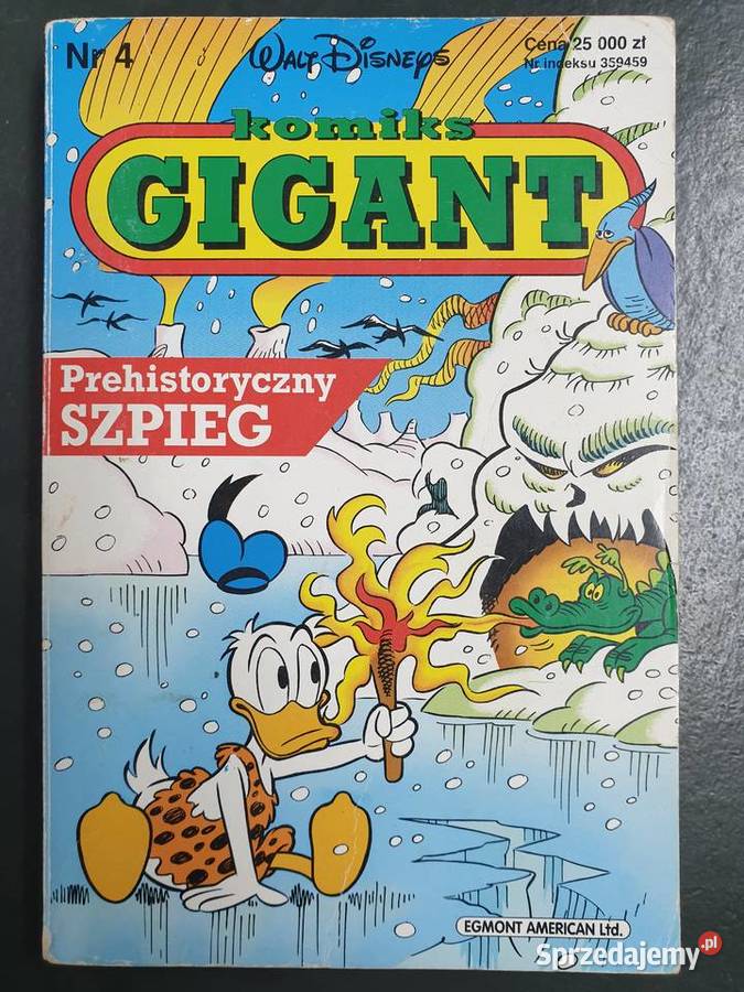 Komiks Gigant 4 pierwsza seria 1993