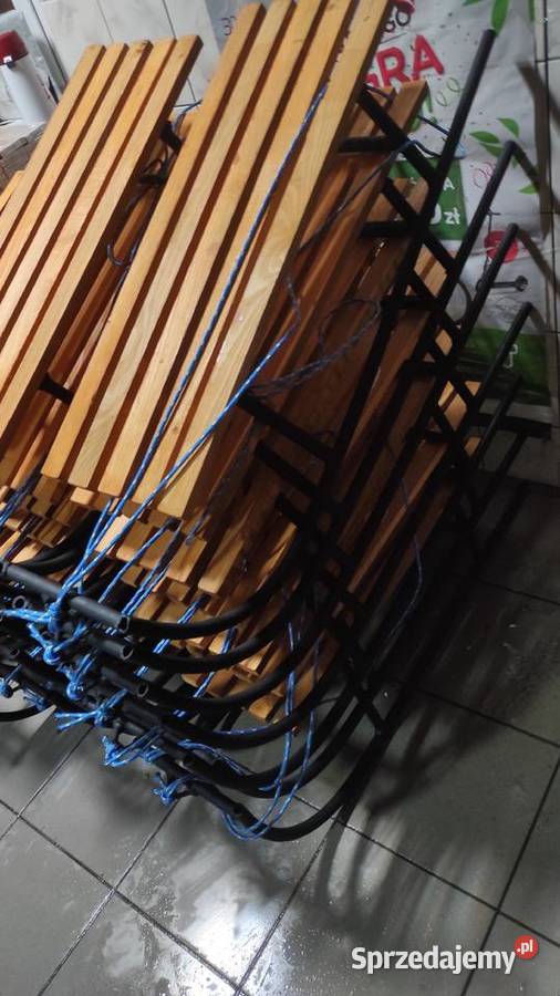 Sanki metalowe Nowe spawane sznurek warmińsko-mazurskie Morąg