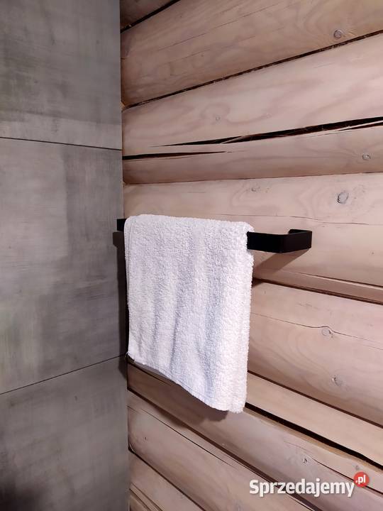 Wieszaki uchwyty na ręczniki 70 metalowy czarny małopolskie Kraków sprzedam