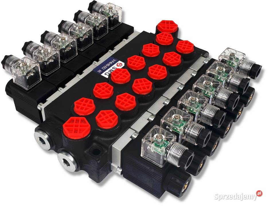 ROZDZIELACZ HYDRAULICZNY ELEKTRYCZNY 6 SEK 40L Części zamienne Solec Kujawski sprzedam