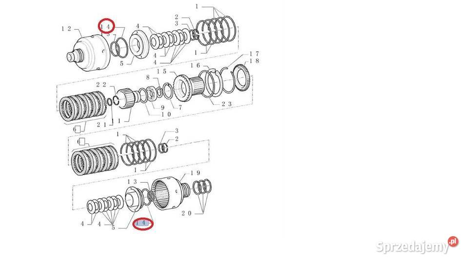 Uszczelnienie 5143775 kosza Holland Case Maxxum Białystok