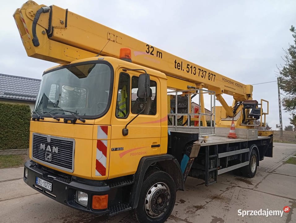 Podnośnik MAN F90 WUMAG WT 320 hydrauliczny Kołobrzeg sprzedam