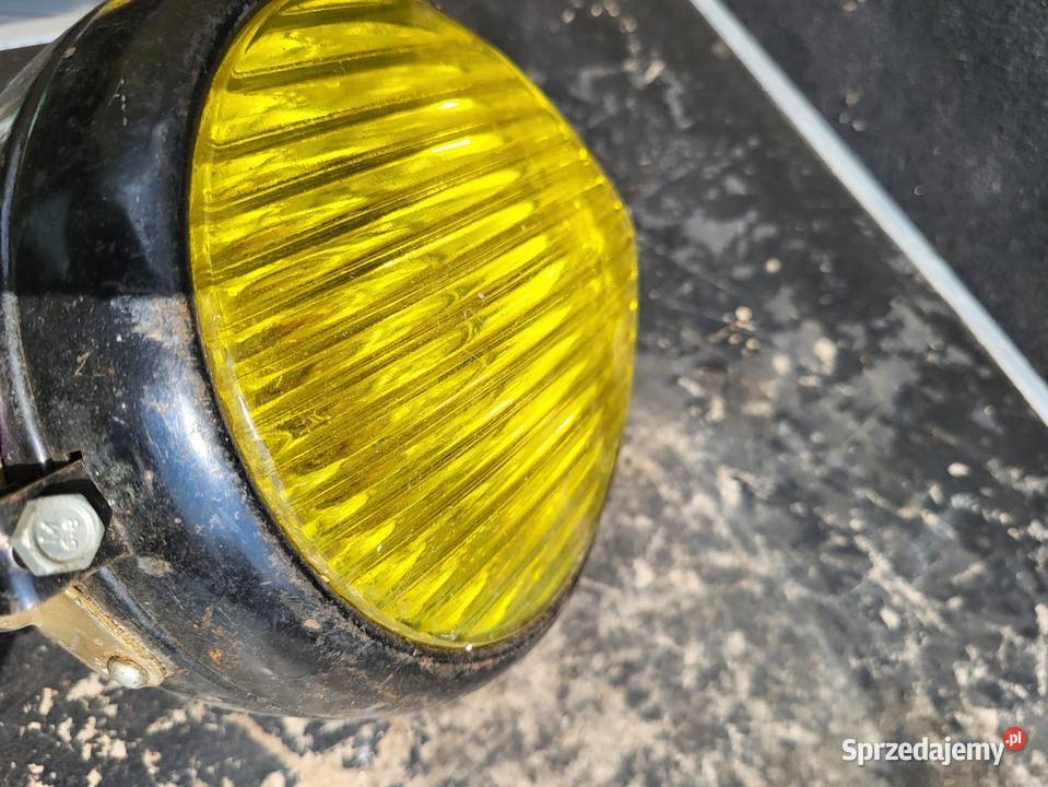 LAMPA PRZÓD HALOGEN ŻÓŁTY Rybnik